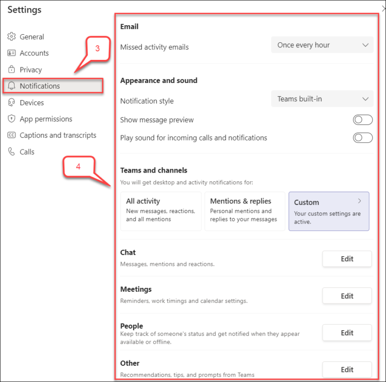 How To Manage Notifications In Microsoft Teams – Instruction @ UH