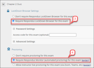 Canvas: Setup An Exam With Respondus Monitor And LockDown Browser ...